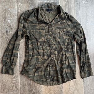 Sanctuary Olive Camouflage Utility Jacket AO0141